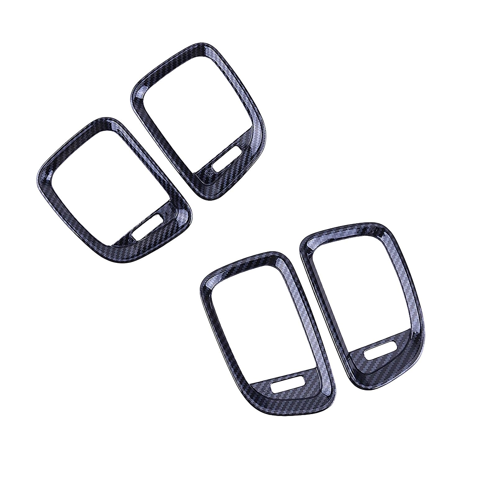 Dashboard Trim Air Vent Compatible with Dodge for Durango 2011-2020 Car Dashboard Air Vent Trim Frame Air Outlet Decorative Cover Sticker