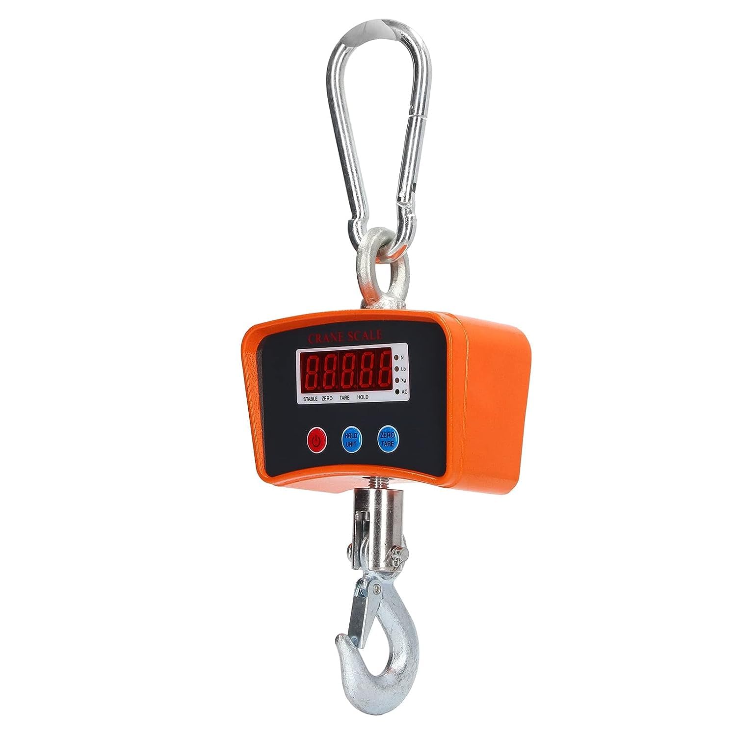 WeighTAJ 0.5 Ton/500 kg Electronic Crane Digital Hanging Scale Industrial Weighing (Orange)-image-8