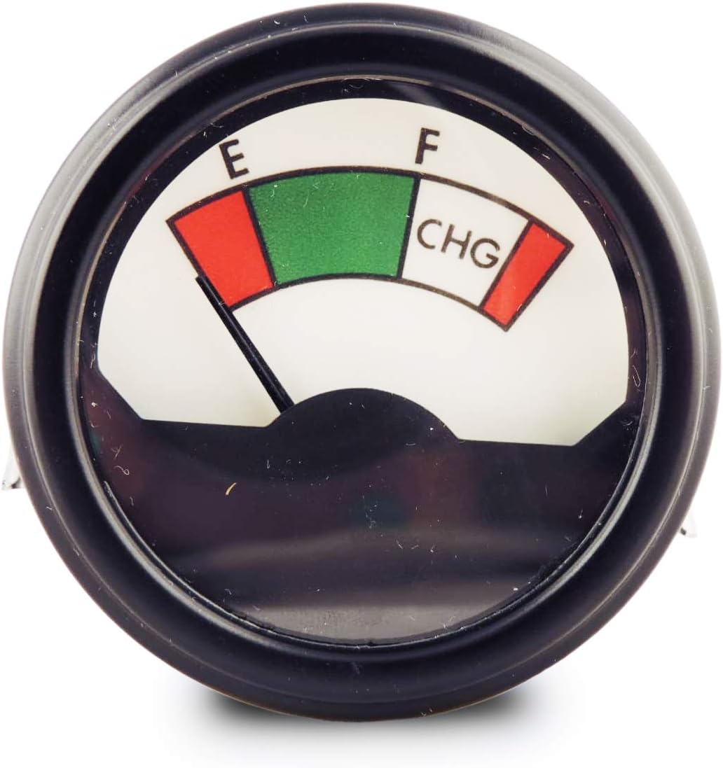 Stone River Battery Meter Golf Cart State of Charger for Batteries. Perfect for Club Car Ds Lift kit, Ezgo, Prostart, Floor Care Equipment, Yamaha Charging Accessories. Made in The USA.