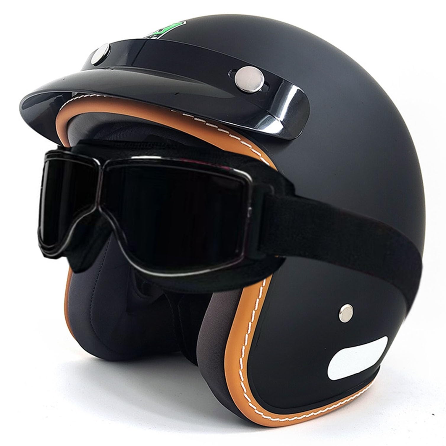 Casque de sécurité pour homme et femme jet vintage avec finitions soignées