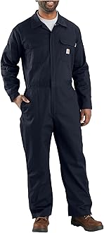 Carharttmens Flame Resistant Loose Fit Twill Coverall