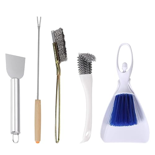 5 PCE Set Bird Cage Cleaner Stainless Steel Poop Remover