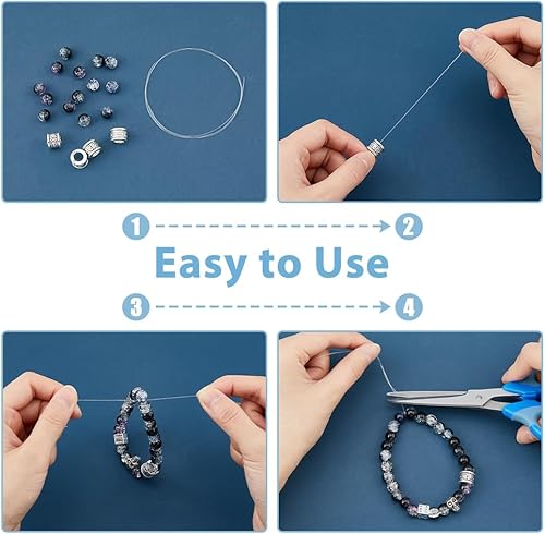 Miniatura 5 de DICOSMETIC 76 cuentas espaciadoras tibetanas de aleación europea, cuentas de plata antigua, cuentas de tubo de nudo de celtas, cuentas sueltas