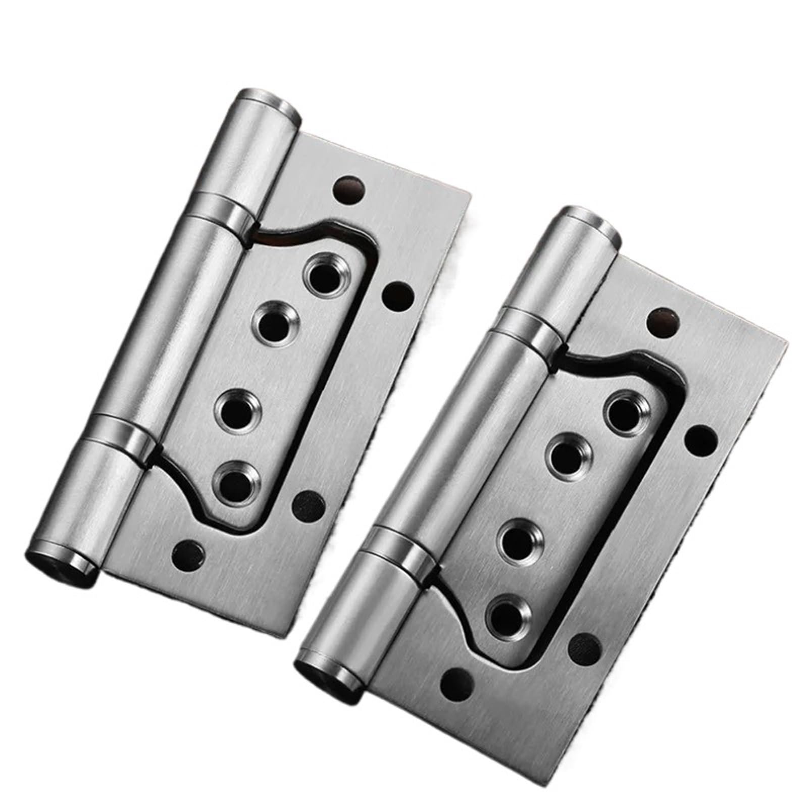 Bisagra de acero inoxidable de 4 pulgadas for puerta de baño, pestillo de bisagra con cojinete silencioso, pestillo de puerta con bisagra silenciosa