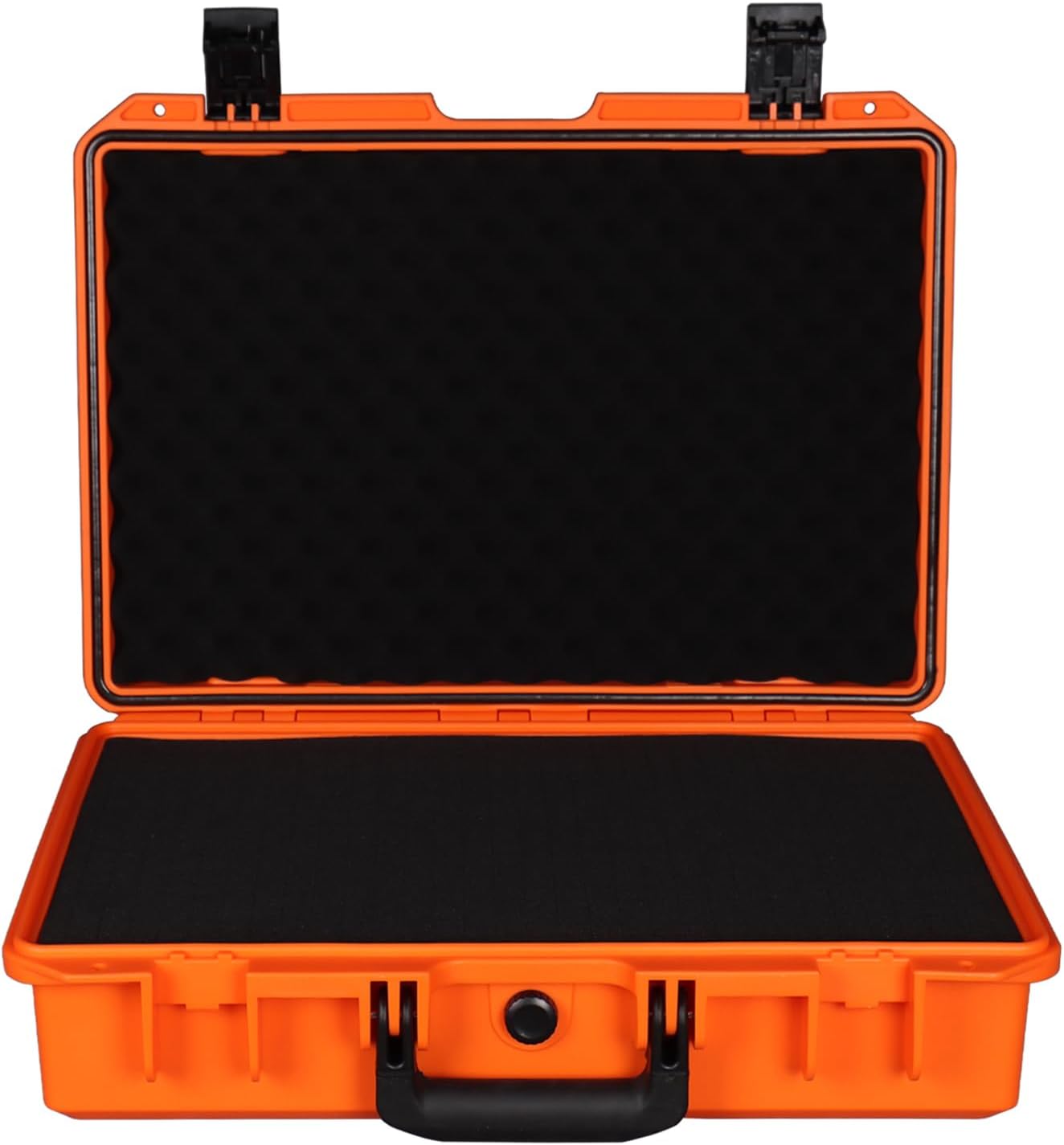 IP67 Waterproof Hard Camera Case with Custom Foam Insert, 18", Orange