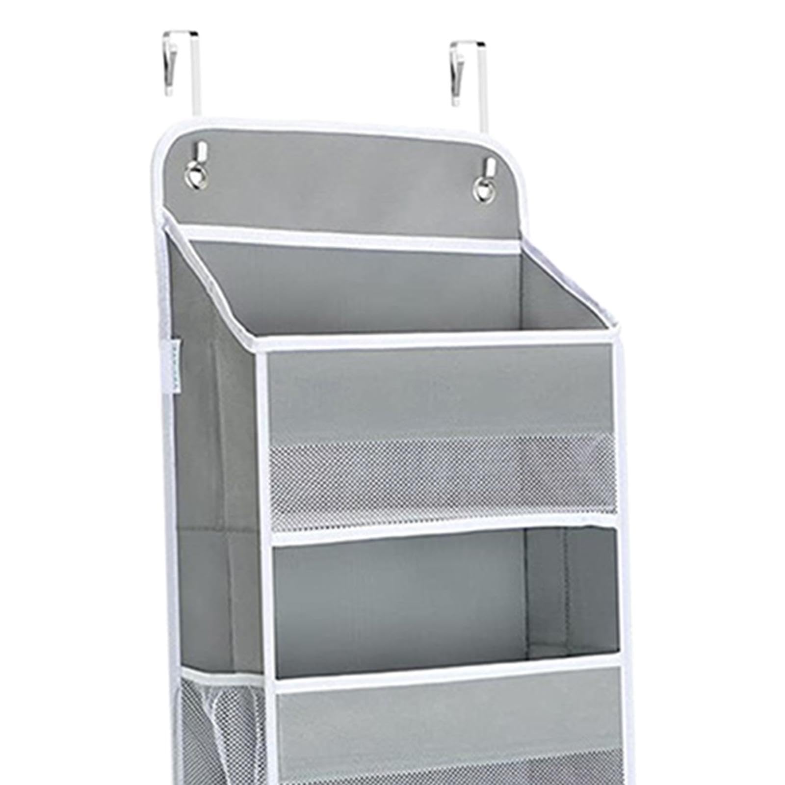 predolo Organizador de Zapatos sobre La Puerta con Bolsillos Profundos, Zapatero Colgante para Armarios Y Puerta Estrecha, Colgador para Zapatos, Gris, tal como se describe
