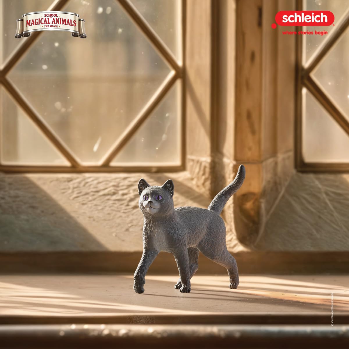 SCHLEICH 14912 Karajan the cat, from 3 years THE SCHOOL OF MAGICAL ANIMALS - Figurine, 8 x 3 x 7 cm, Multicoloured - Image 2