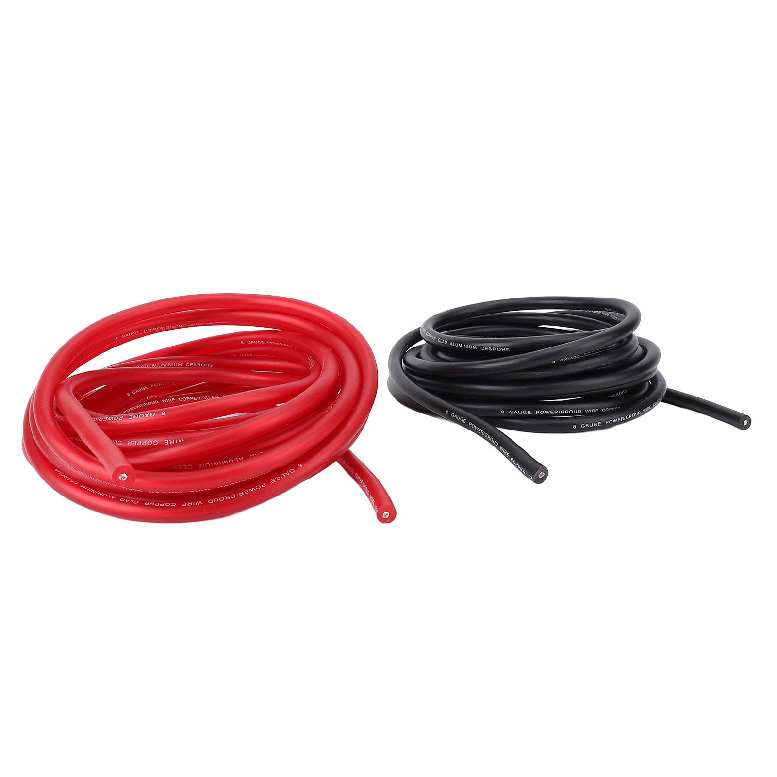 Cryfokt Drut Premium 8AWG o Wszechstronnych Zastosowaniach do Samochodowej łodzi RV, łatwa Instalacja 2 Szt (25FT)