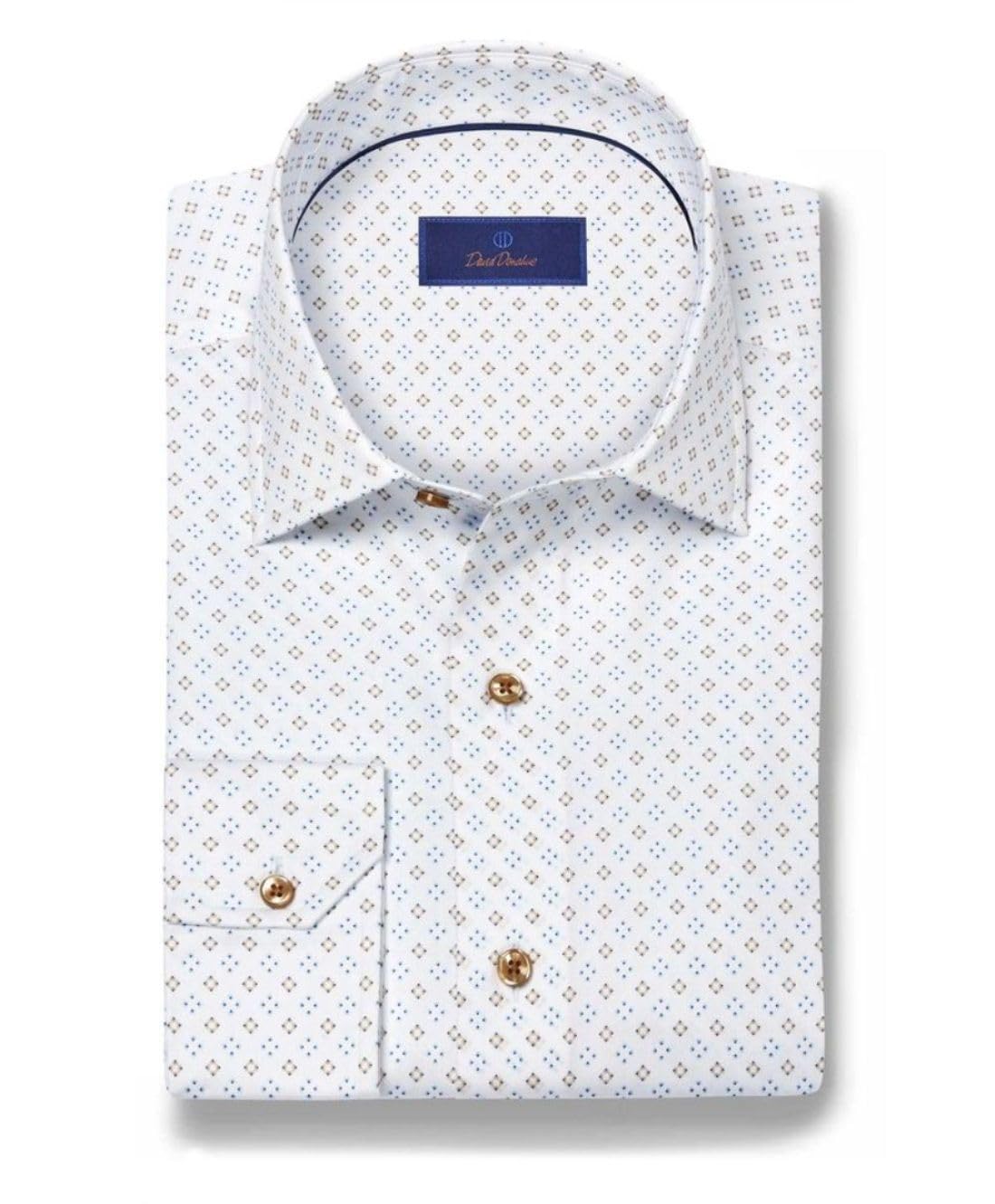 David Donahue Long Sleeve Casual Sport Shirt
