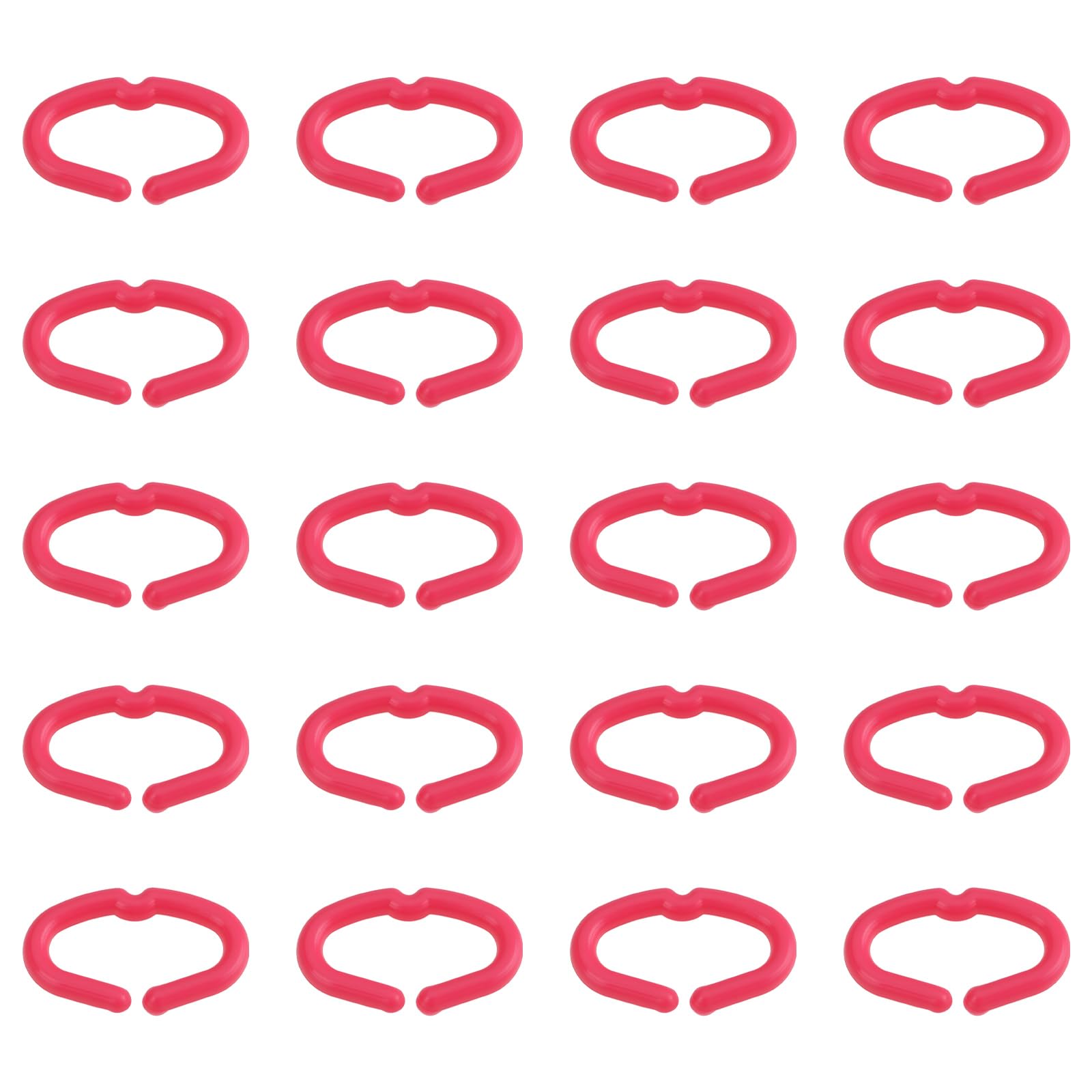 As Axis Spindleon Pink 100Pcs 15Mm Chicken Beak Clasps Snap Rings Plastic Anti Pecking Poultry Feather Tool For Poultry Chickens
