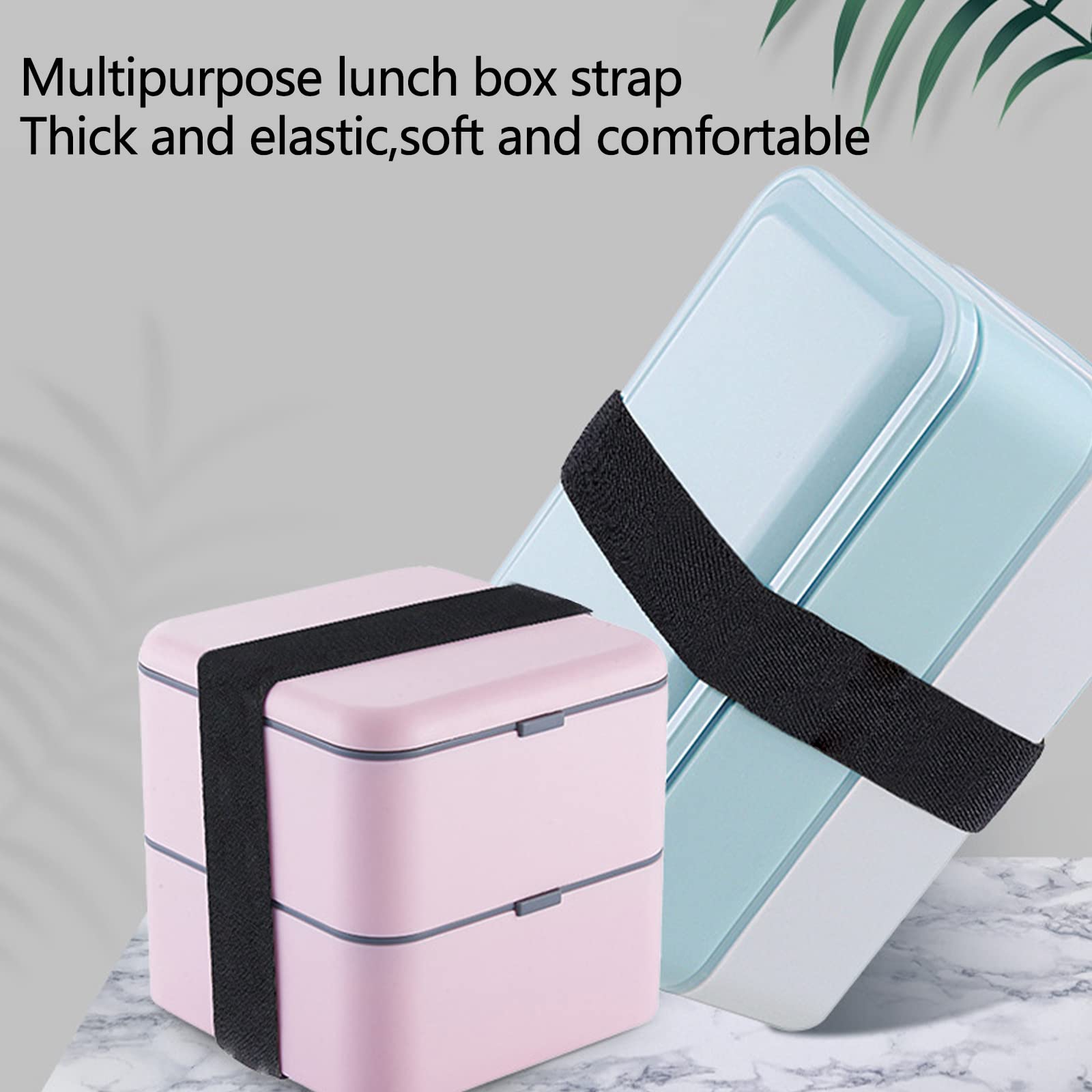 UPKOCH 4 stuks lunchbox-elastiek, bento-lunchboxriem, bevestigingsriemen voor school, werk, outdoor, camping, picknick