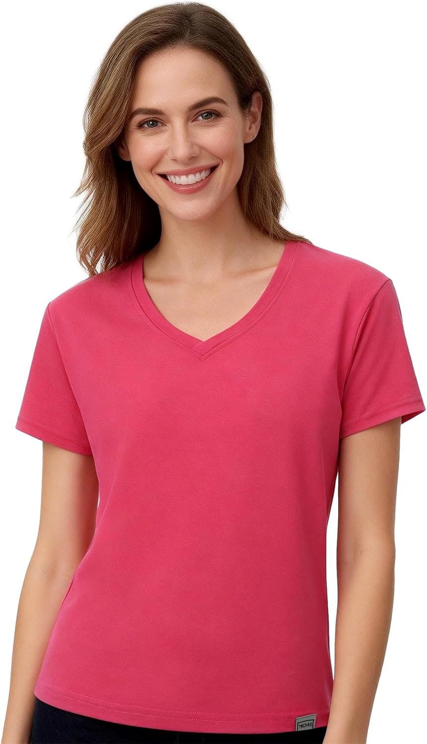 100% Women Merino Wool Short Sleeve Shirt, Breathable Tee for Running, Merino Wool Base Layer with Natural Fiber