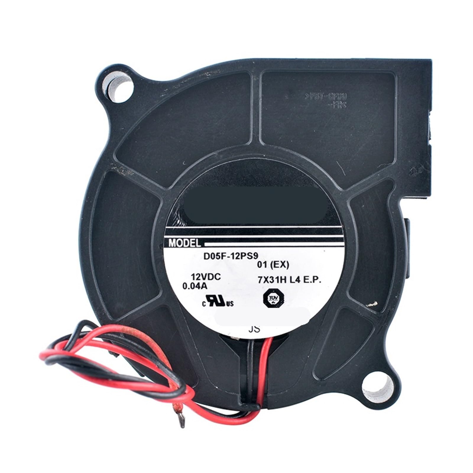 JJKKOZVQF D05F-12PS9 5cm 50mm blower fan 50x50x15mm DC12V 0.04A 2800rpm centrifugal fan cooling fan