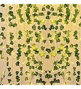 2m Künstliche Efeu Girlande Mit 20 LED-Lichtern - Deko Für Innen & Außen