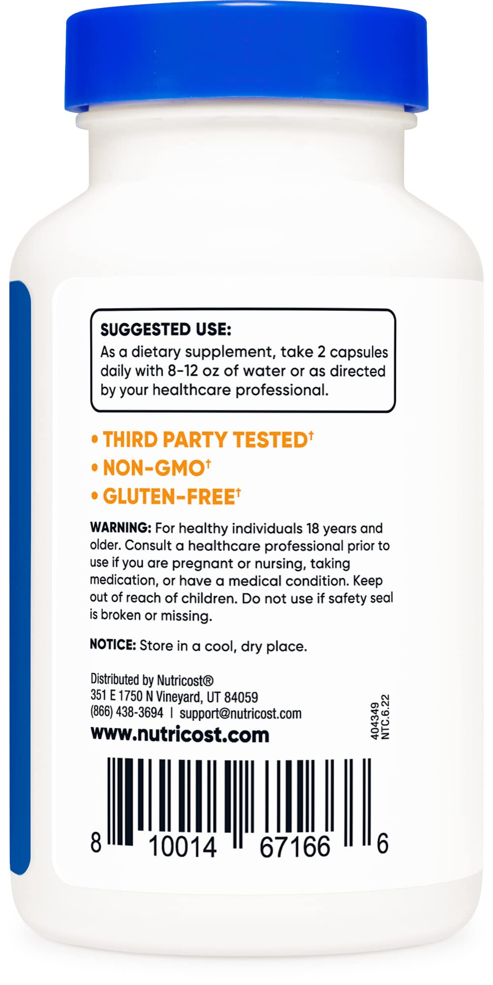 Nutricost Alpha Lipoic Acid (600mg) 120 Capsules, 60 Servings — Amazon image 5