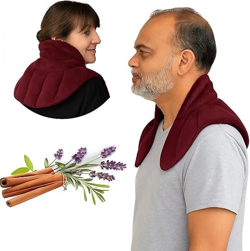 Almohadilla cobertora para hombro y cuello de Herbal Concepts, HCFANC-M, Mauve, 1, 1