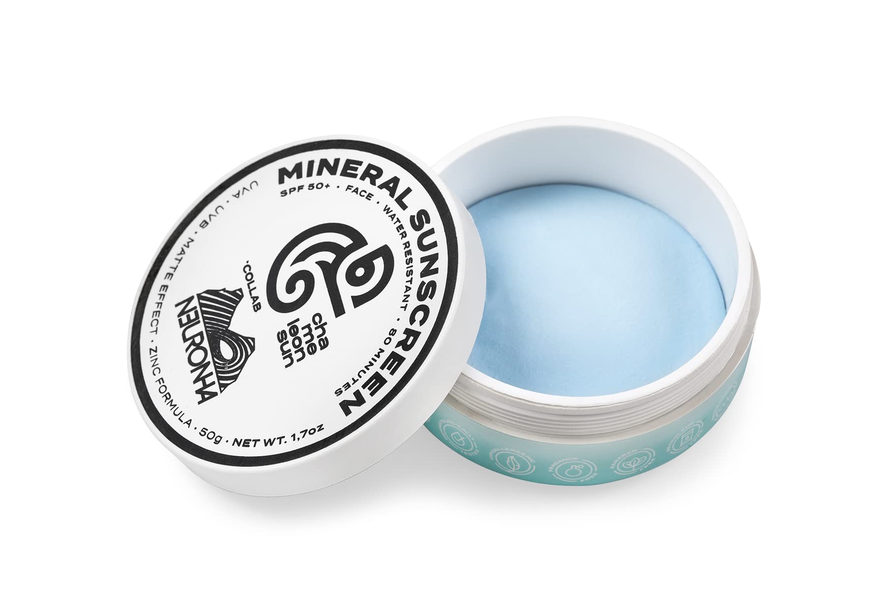 Chameleon Sun cream SPF 50 - Zinc and Ti2 based Solar Filter - Physical Barrier Sunscreen that Protects Your Skin – Cammy Blue