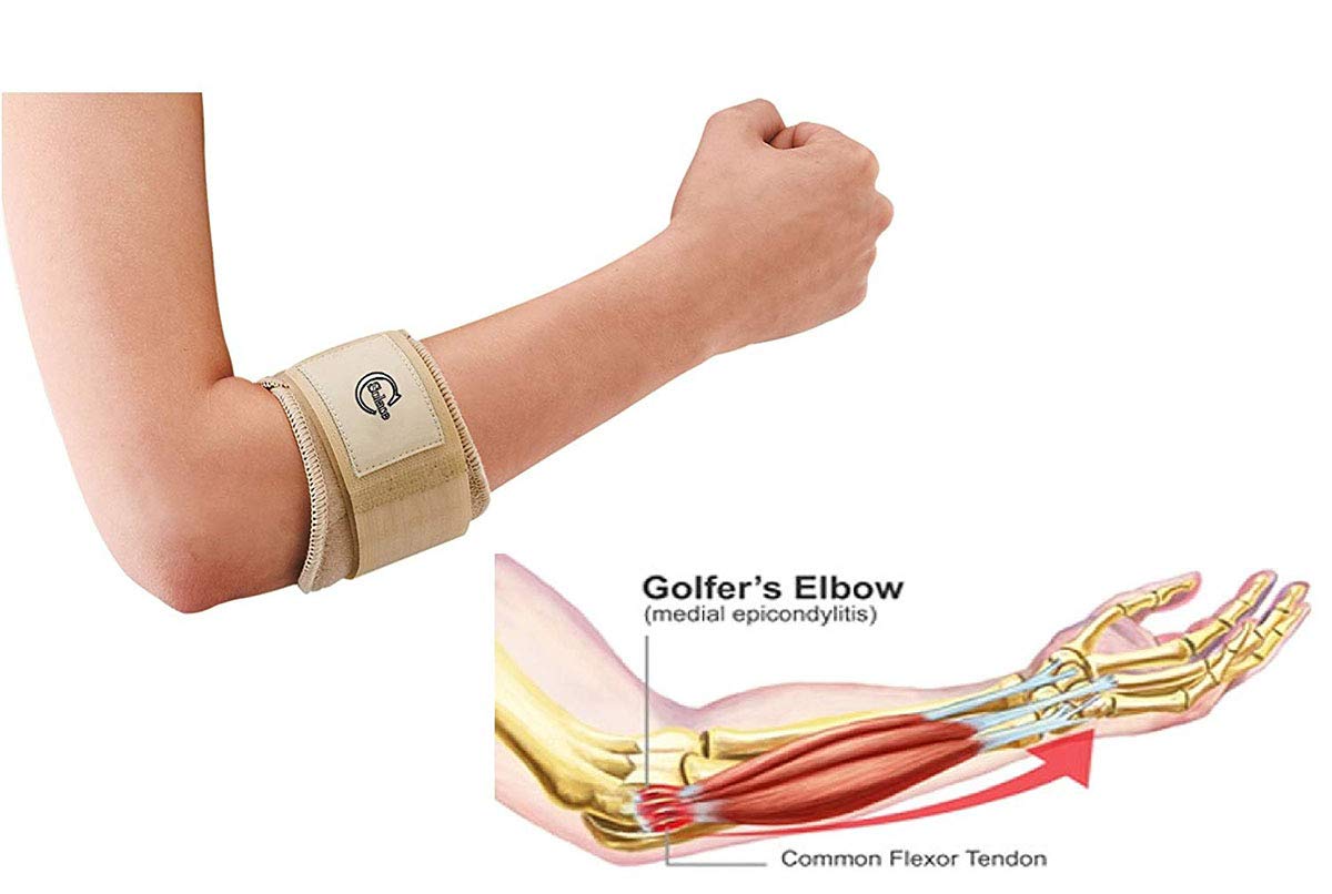 Ellenbogenbandage, für Tennis/Golfer, 2 Stück