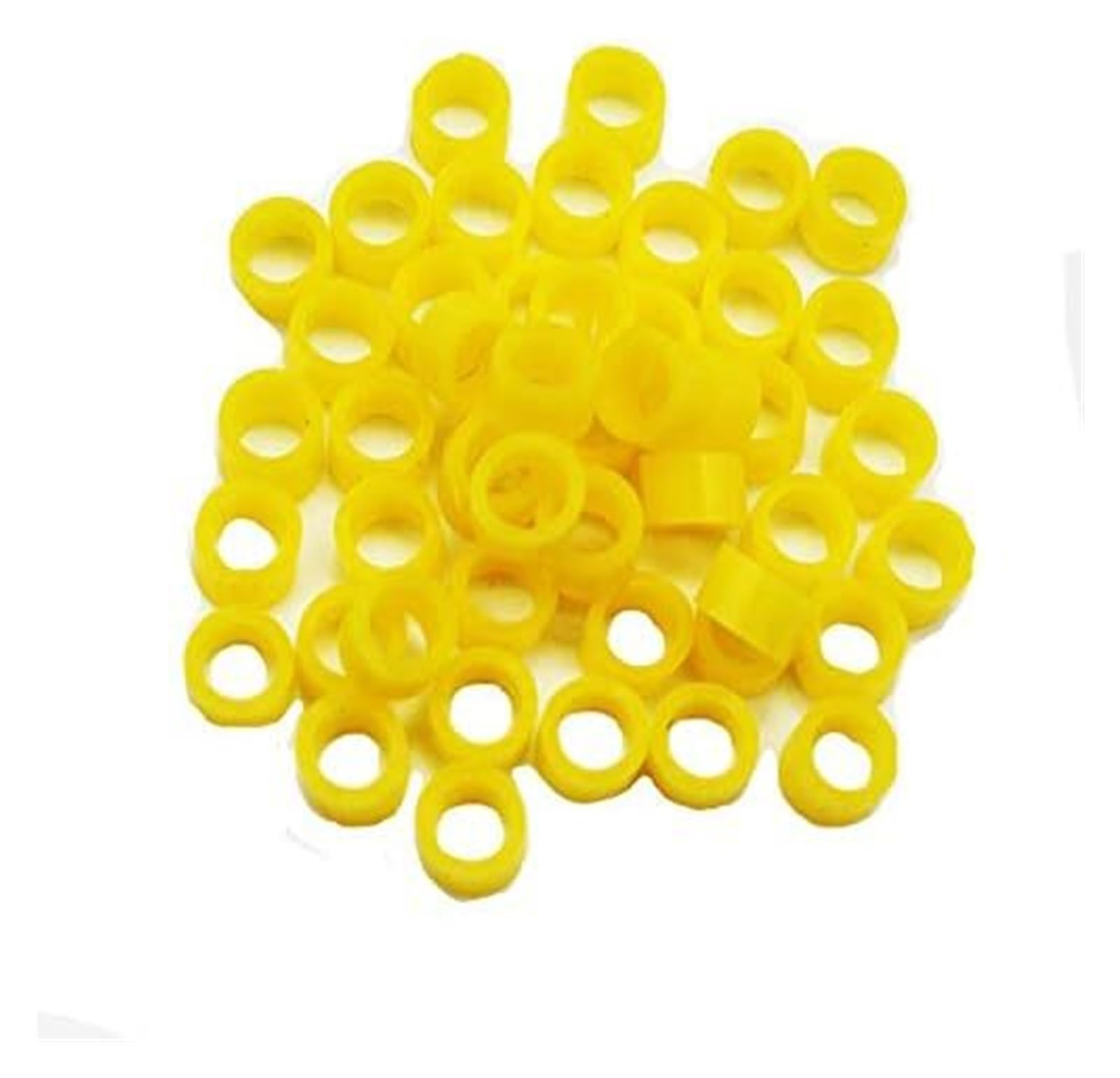 100 pezzi Anelli for zampe di uccelli, con clip for zampe di uccelli numerate Anello ultraleggero in plastica Anelli for zampe di uccelli for anelli con clip for pappagalli Fringuello Canarino Gouldia