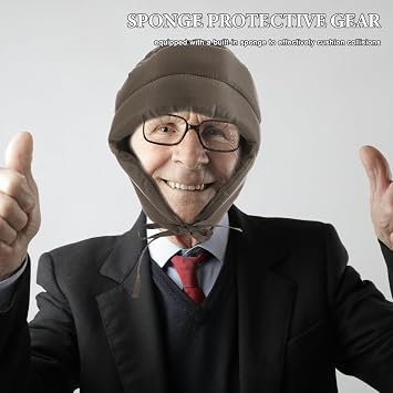 Elderly Protective Hat Adjustable Safety Helmet Bump Cap for Seniors Anti-Collision and Anti-Fall Protection Lightweight Breathable Head Protection for Daily Wear
