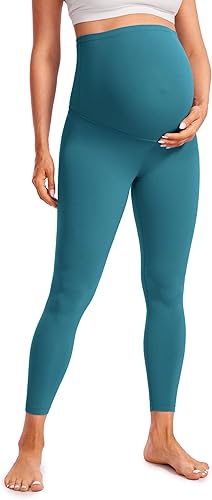 CRZ YOGA Butterluxe - Leggings de maternidad para mujer, sobre el vientre, 25 pulgadas, pantalones suaves para entrenamiento, yoga, embarazo