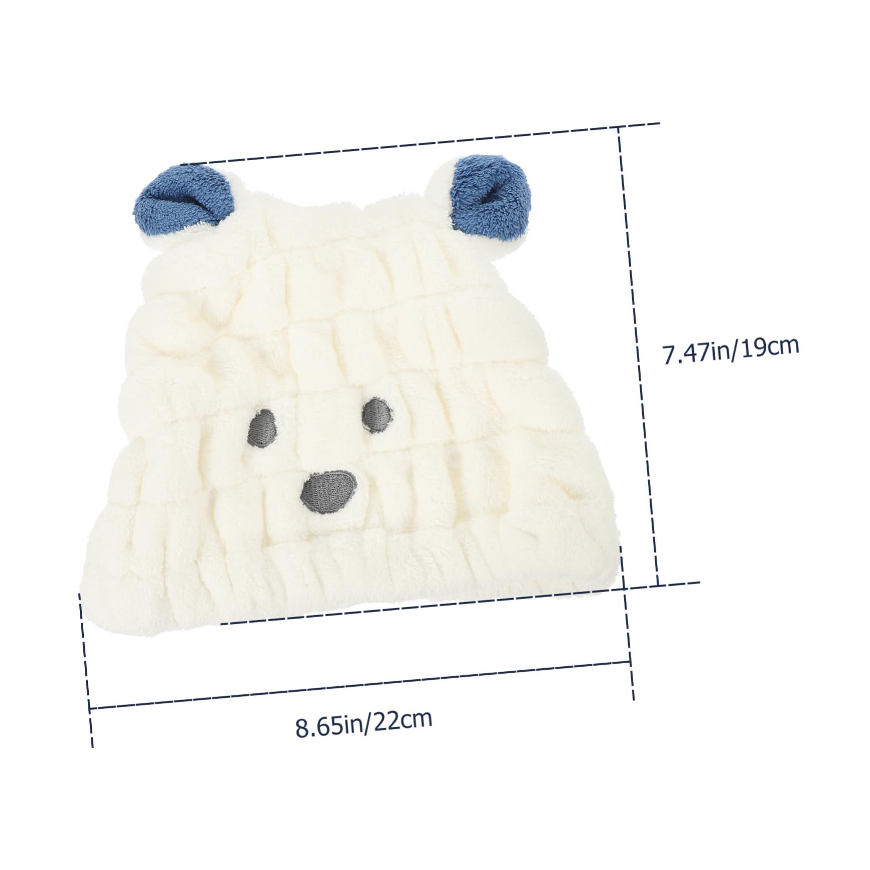 minkissy 5piezas Toalla De Secado Rápido para Niñas Gorro Absorbente para Cabello Húmedo Turbante De Secado Infantil Diseño De Dibujos Animados