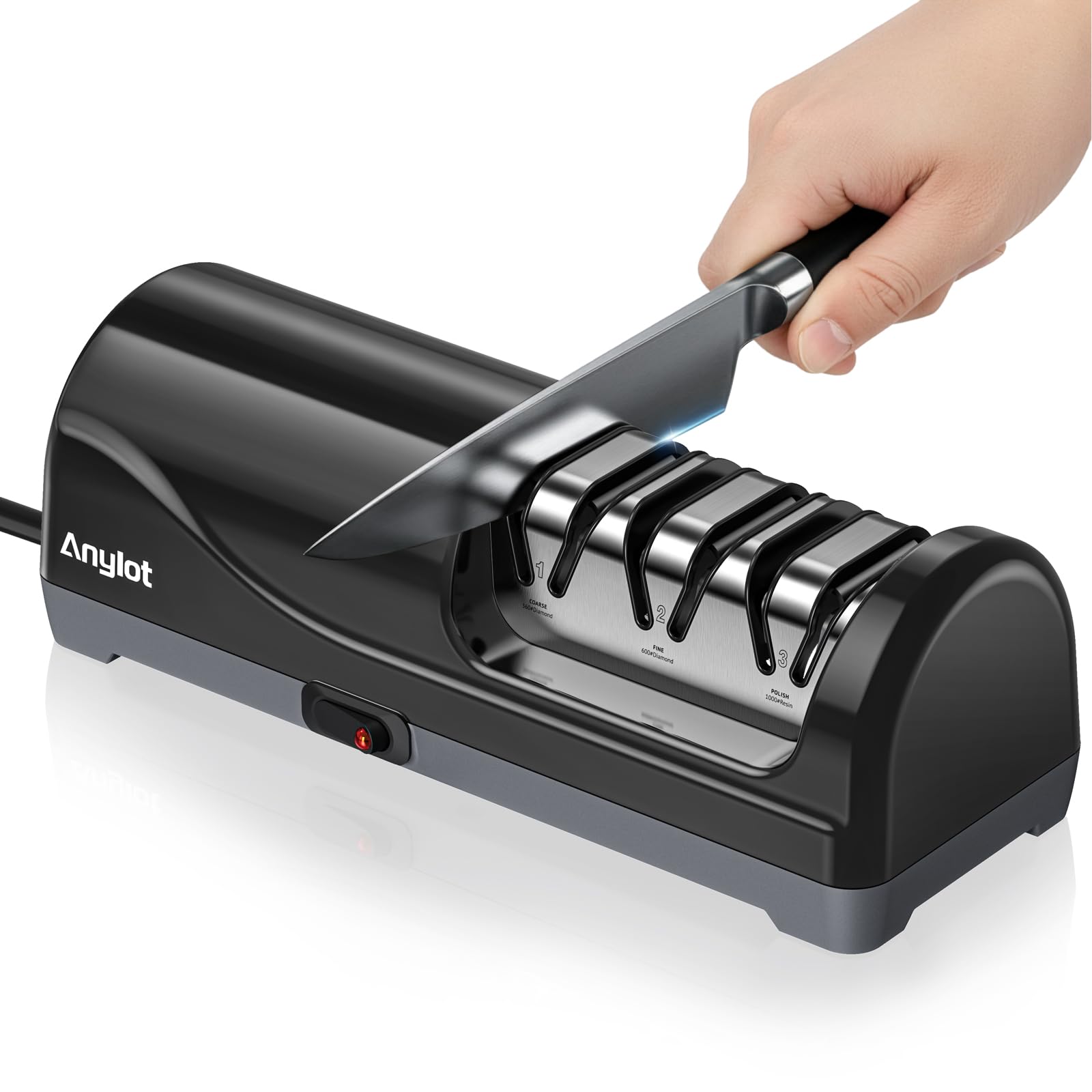 Anylot 3-Stage Electric Knife Sharpener