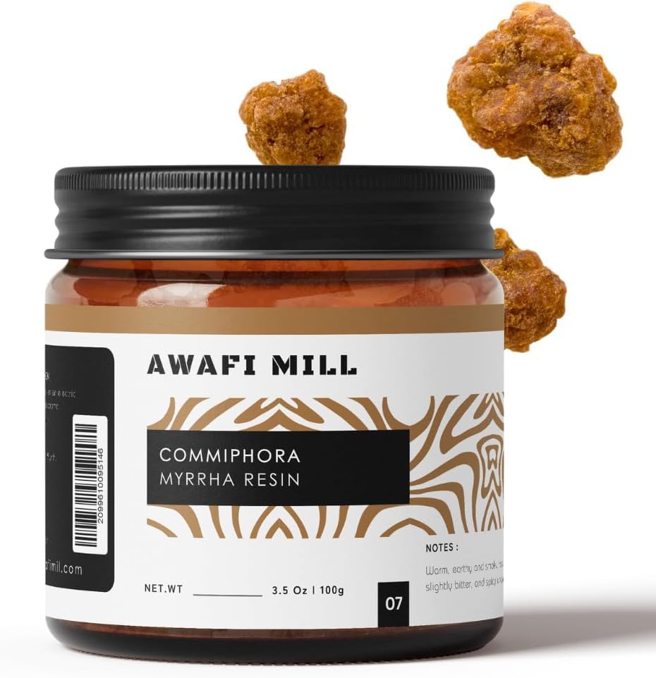 AWAFI MILL Myrrh Resin 100g - Pack of 2 | Mur Makki | Commiphora myrrha