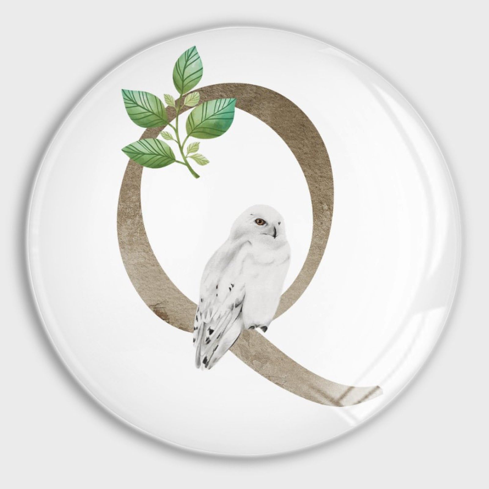 Aimants de réfrigérateur alphabet hibou Q pour organiser votre cuisine avec style