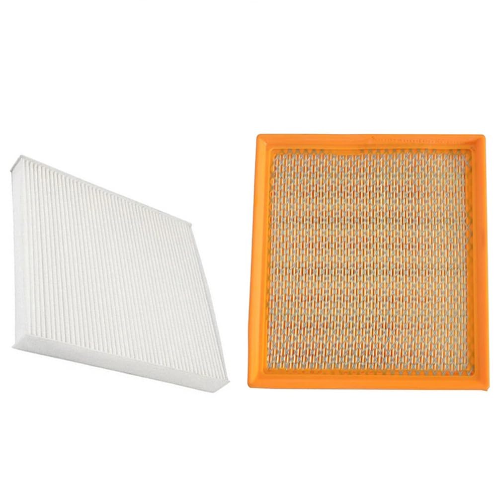 Filtr Powietrza Kabinowego dla Jeep Grand Cherokee WK2 2009 SRT 2011, 24,2x22x5,4cm 2 szt. Filtr powietrza samochodowego Filtr kabinowy 04861756AA/68079487AA