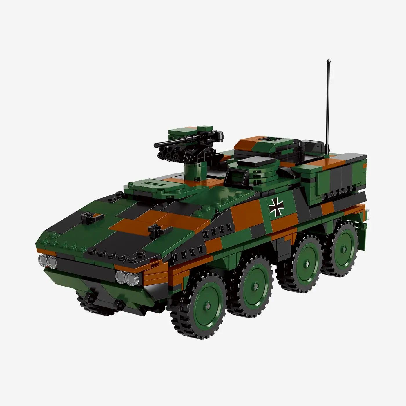 BlueBrixx GTK Boxer Bundeswehr, 759 klocków zaciskowych, czołg rowerowy