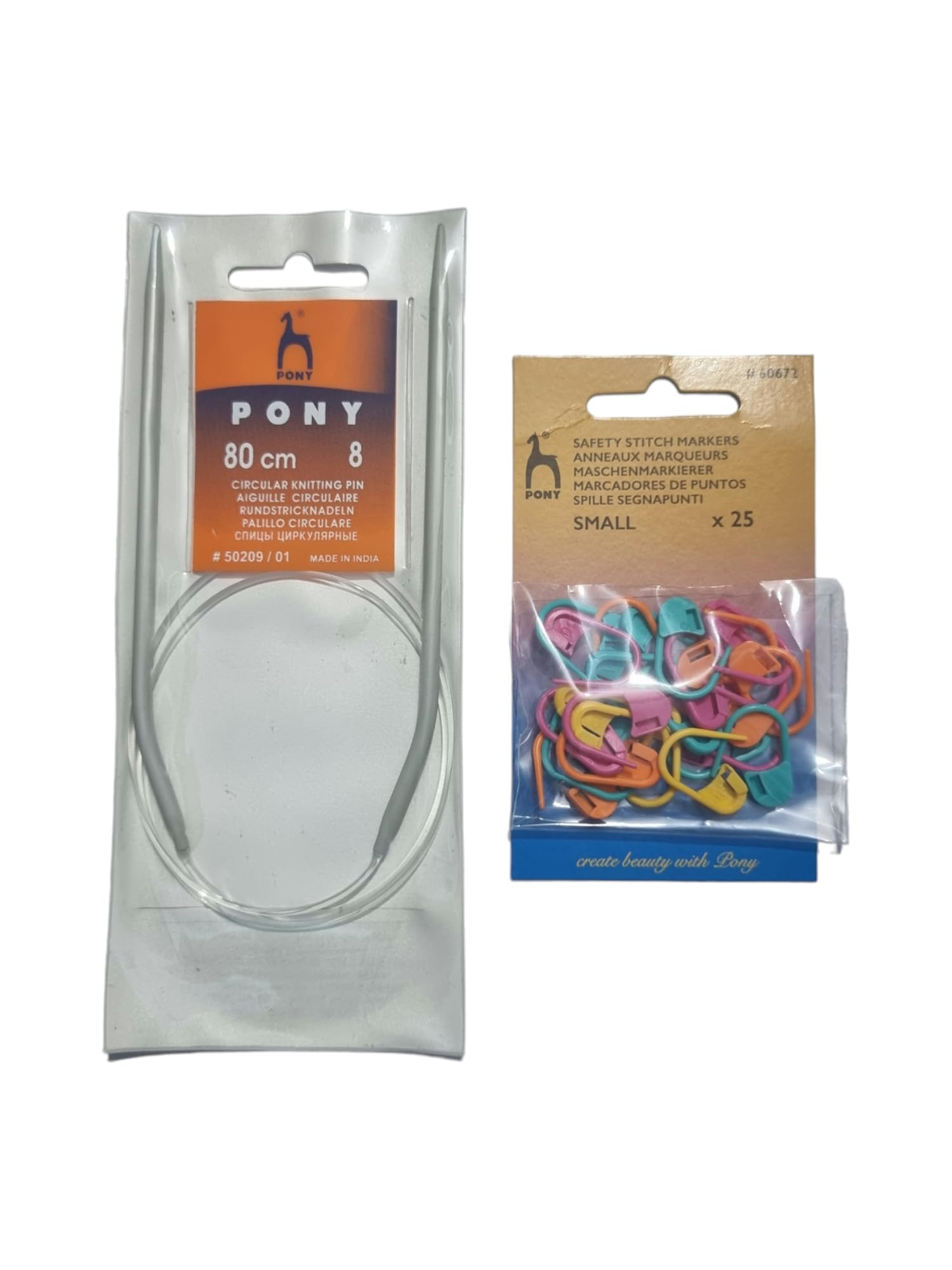 HIMMU'S FASHION HUB Aluminium Circular Knitting Needles Size no. 8 (Diameter-4.00mm) + 25 Pcs Knitting Crochet Stitch Markers Used for Making Sweater, Socks, caps & Woolen artefacts-picture-20