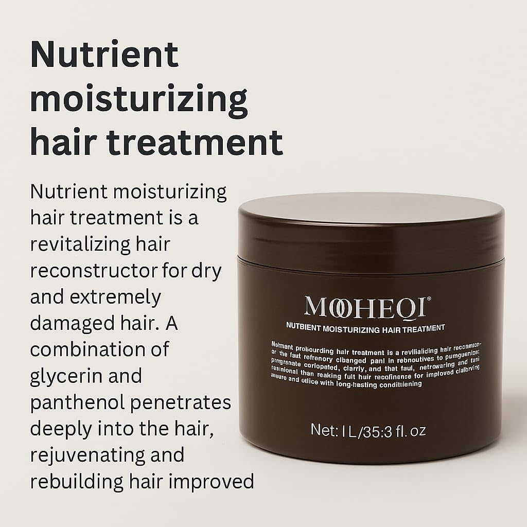 Deep Repair Hair Mask – Intensive Hydrating & Nourishing Treatment for Dry, Damaged Hair – Restores Elasticity, Prevents Split Ends, Strengthens & Softens – 1L/35.3 fl oz