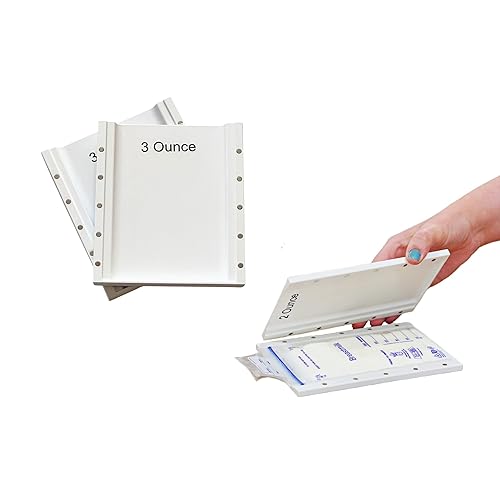 Miniatura 7 de Bandejas planas magnéticas para leche materna, accesorio para extractor de leche para congelar bolsas de almacenamiento de leche materna planas,