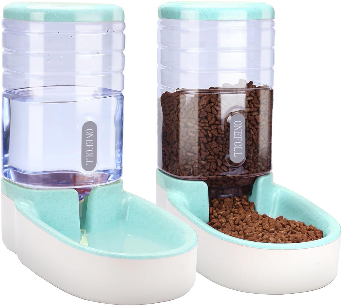 Pet Supplies RENJIMWON Automatic Cat & Dog FeedersFood and Water