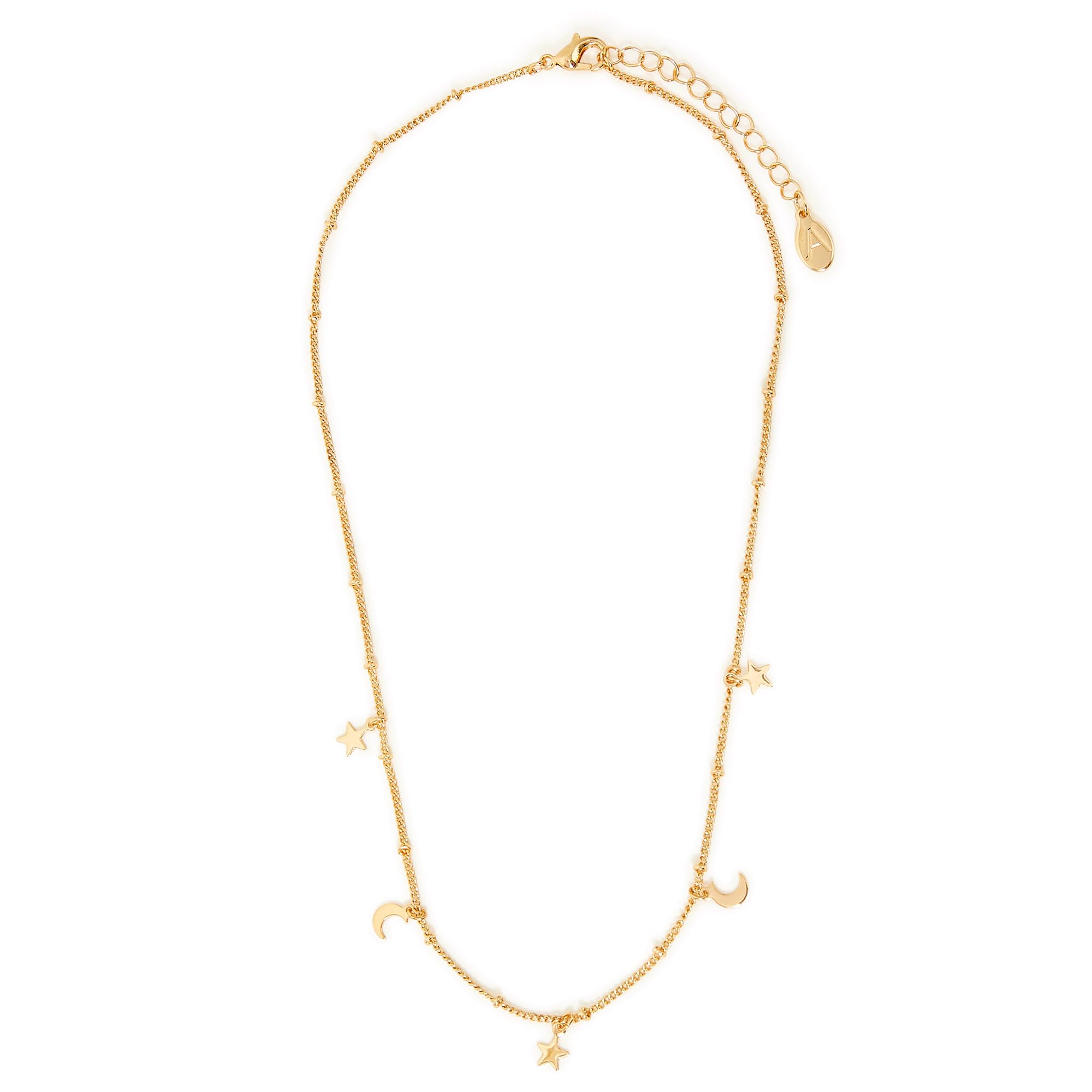 accessorize London Women's Stars And Moon Station Necklace-picture-44