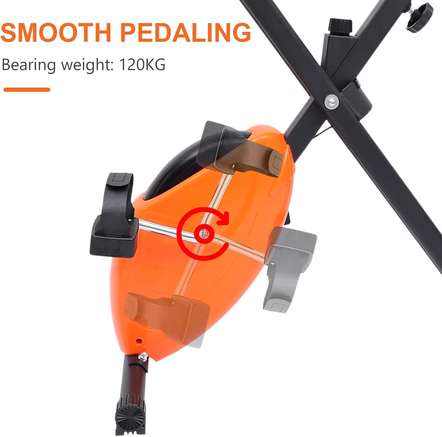 Indoor Stationary Bike Fitness Equipment with Adjustable Resistance, shape Frame Home Exercise Bike for Weight Loss and Cardio Training