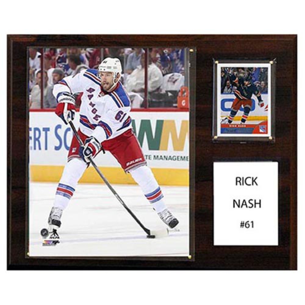 C&I Collectables NHL New York Rangers Rick Nash 12 x 15-Inch Player Plaque