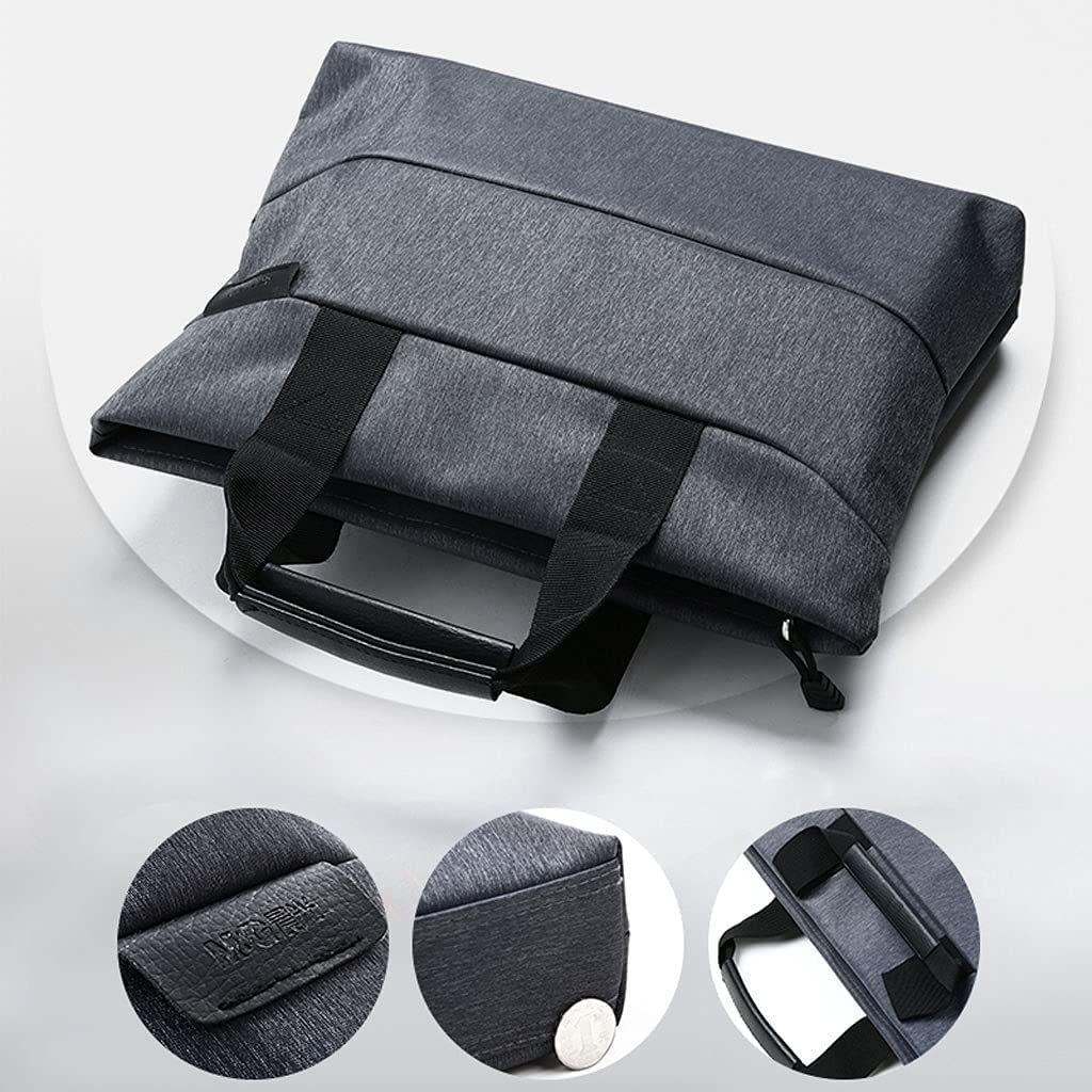 Desconocido Carpeta Carpetas para Archivo Bolsos de Negocios Bolsas de Lona Gruesas de Doble Capa Bolsas de computadora A4 Folder de Archivos Pocket de documento Carpetas de Documentos (Color : B)