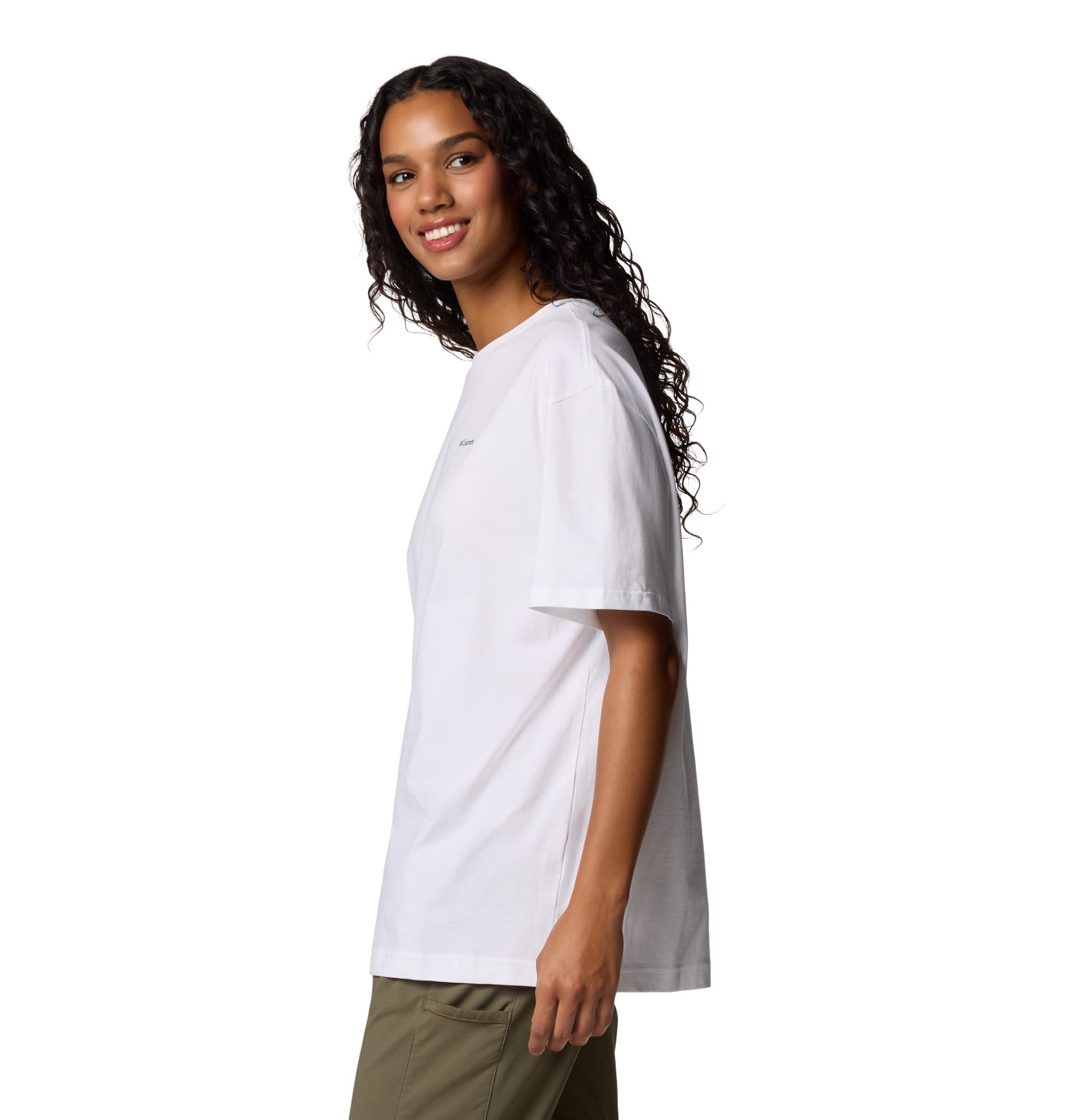 Columbia Rolling Bend Graphic Oversized Tee T-Shirt Oversize Graphique Rolling Bend Femme