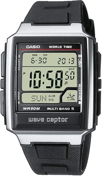 Orologio da polso Casio Radiocontrollato WV-59E-1AVEG (L x L x A) 48.3 x 39  x 12.5 mm Argento Materiale cassa\u003dAcciaio i : Amazon.it: Orologi