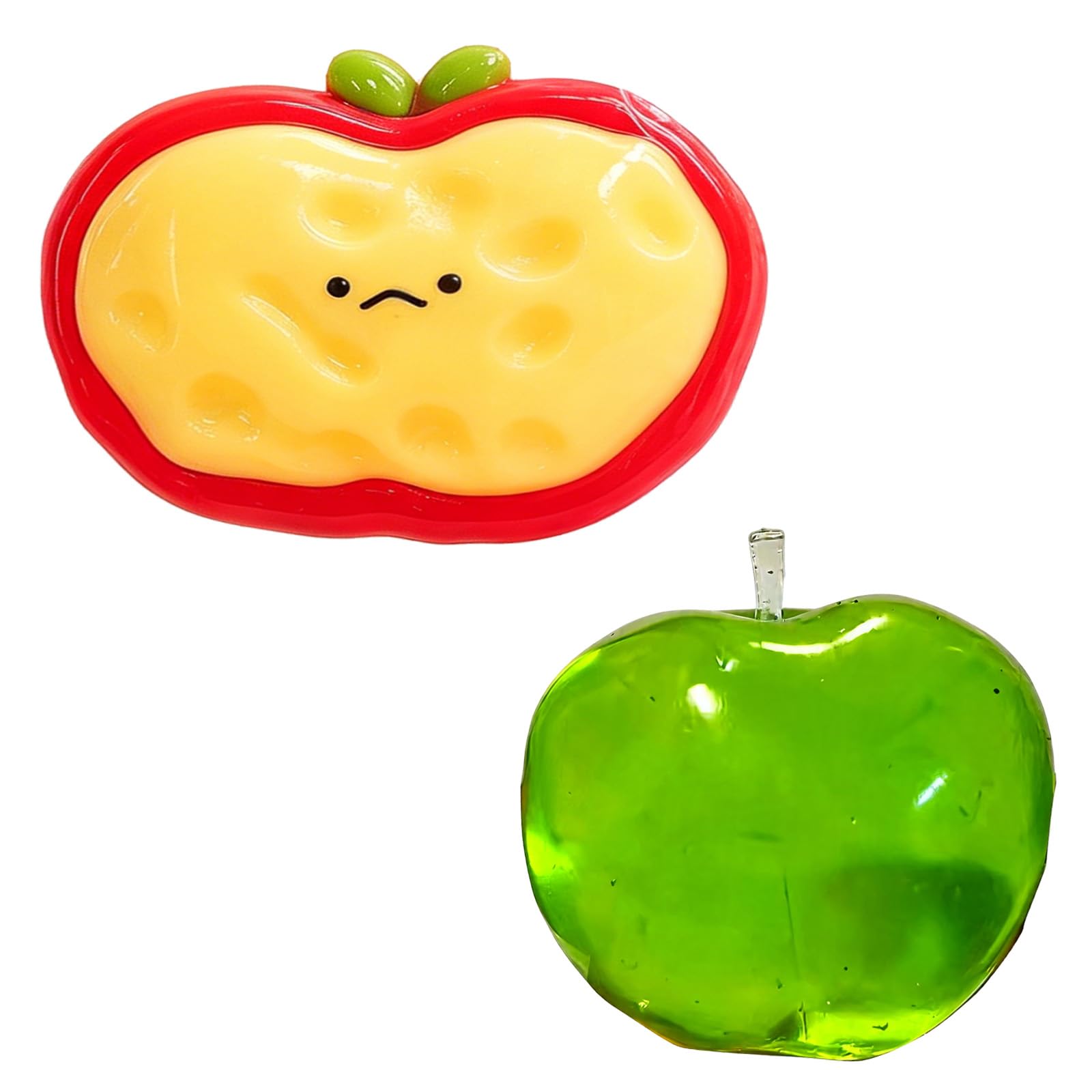 2 Pcs Apple Squeeze Toys, Slow Rising Stress Relief fidget toys