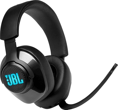 JBL Quantum 400 - Auriculares con cable para juegos con USB y esfera de equilibrio de chat - negro