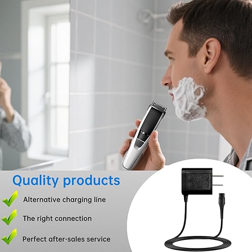 Miniatura 8 de LIANSUM Cargador de 4.3V compatible con Philips Norelco One Blade Trimmer QP2520 OneBlade QP2522 QP2515 MG3740 MG3720 QG3330 Adaptador de corriente