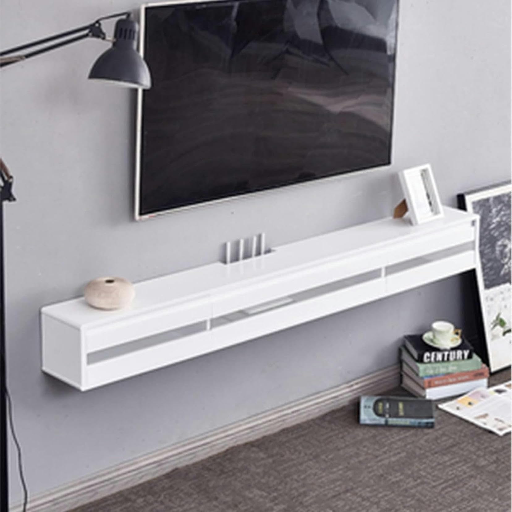 Montaggio A Muro MABIET TV-TV Sostituto-TV Per Console Multimediale, Mobile TV, Centro Di Intrattenimento, Supporto TV Da 120 Cm, Tabellone TV Montato A Parete, Scaffale Di Archiviazione DVD ~/