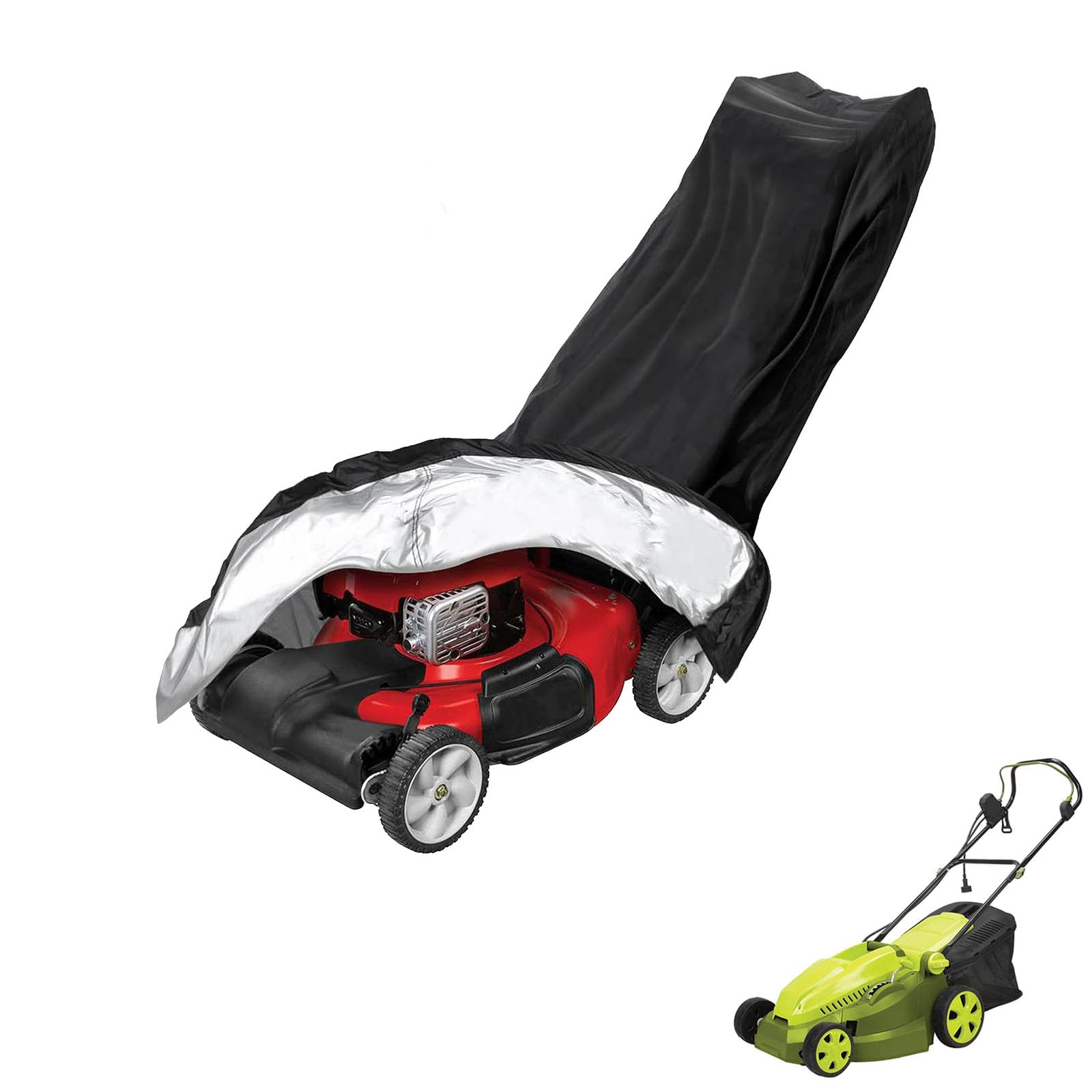 lawnmower cover Compatible with Sun Joe iON16LM ,waterproof and sun,suitable for indoor and outdoor use all year round, comes with a storage bag โ image 1