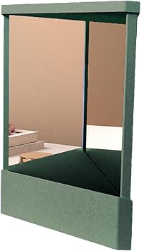True Mirror - Real Image Non-reverse Mirror - True Mirror Non Reversing See The Real You - Left Right Non Reverse Mirror - Non Reversing Mirror For Real Image For Modeling, Makeup, Haircuts And Beauty