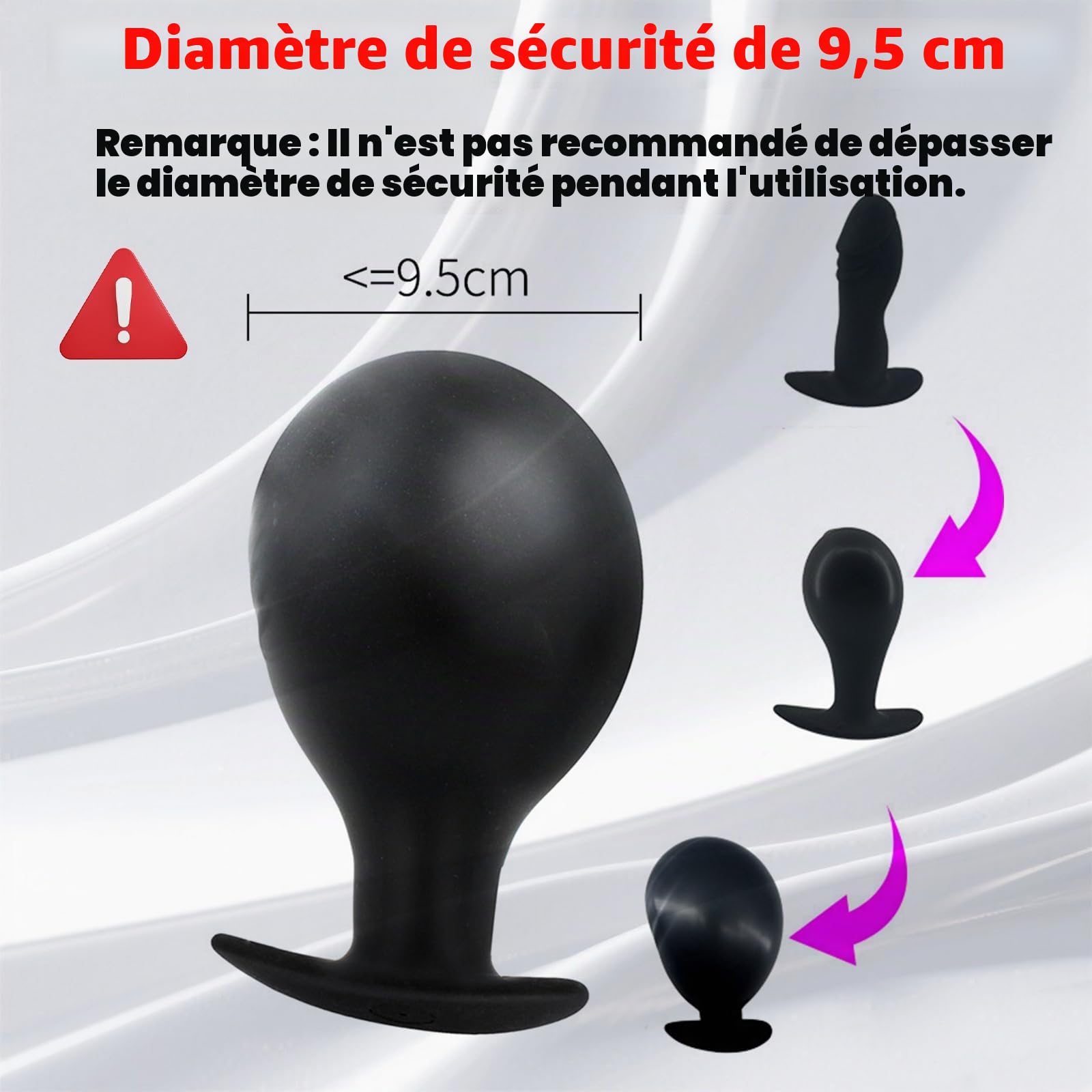Godemichet Gag Écarteur de bouche pour sexe fétiche Bâillon Sex SM Femme Bdsm Godemichet Bâillon Bouche Grand pour Bondage Bâillon de Pénis Self Bondage Bâillon Bouche Gonflable Bdsms Jouet Extreme