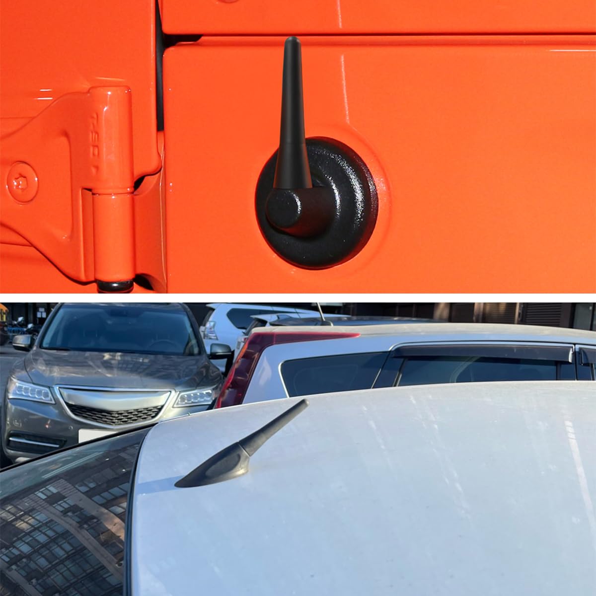 Antenna Auto Corta CGEAMDY 6.5 Cm - Per Radio FM/AM, Con Adattatori M4, M5, M6, Universale Per Tutte Le Auto - Foto 5