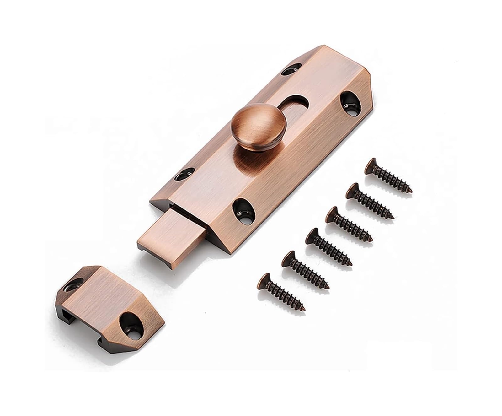 Door Lock Bolt, Door Lock Bolts, All Copper Sliding Bolt(Red Patina)